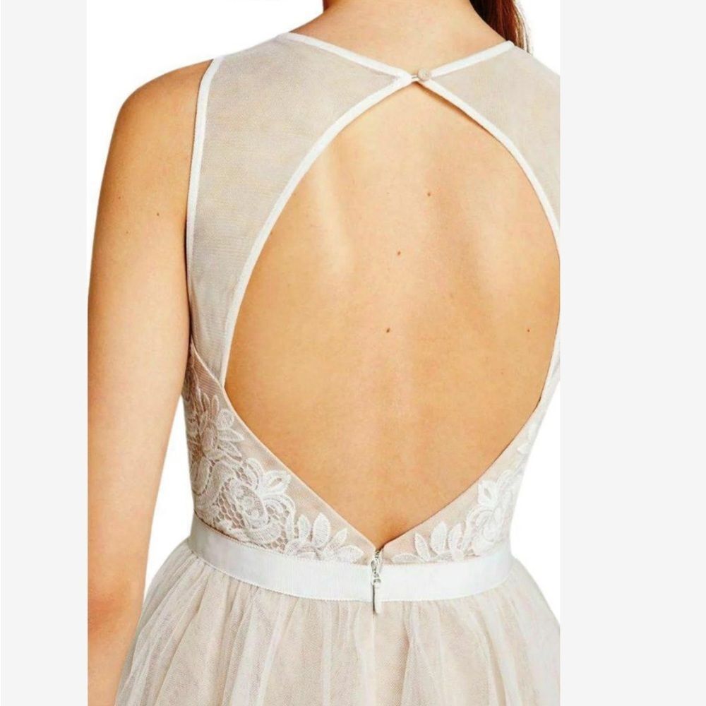 NEW WITH TAGS BCBG MAXAZRIA FORMAL RIESE TULLE APPLIQUÉ MAXI - Picture 5 of 15
